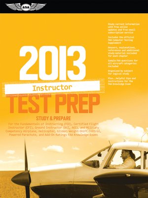 cover image of Instructor Test Prep 2013